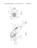 Self-sealing control arrangement for a medical instrument diagram and image