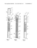 ROD-LIKE ELEMENT FOR APPLICATION IN SPINAL OR TRAUMA SURGERY, AND STABILIZATION DEVICE WITH SUCH A ROD-LIKE ELEMENT diagram and image