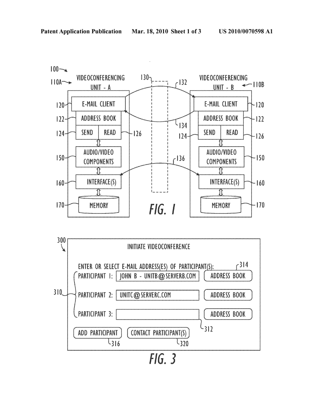 System and Method for Exchanging Connection Information for Videoconferencing Units Using E-mails - diagram, schematic, and image 02