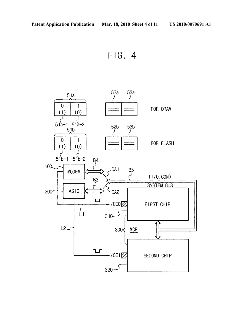 Multiprocessor system having multiport semiconductor memory device and nonvolatile memory with shared bus - diagram, schematic, and image 05