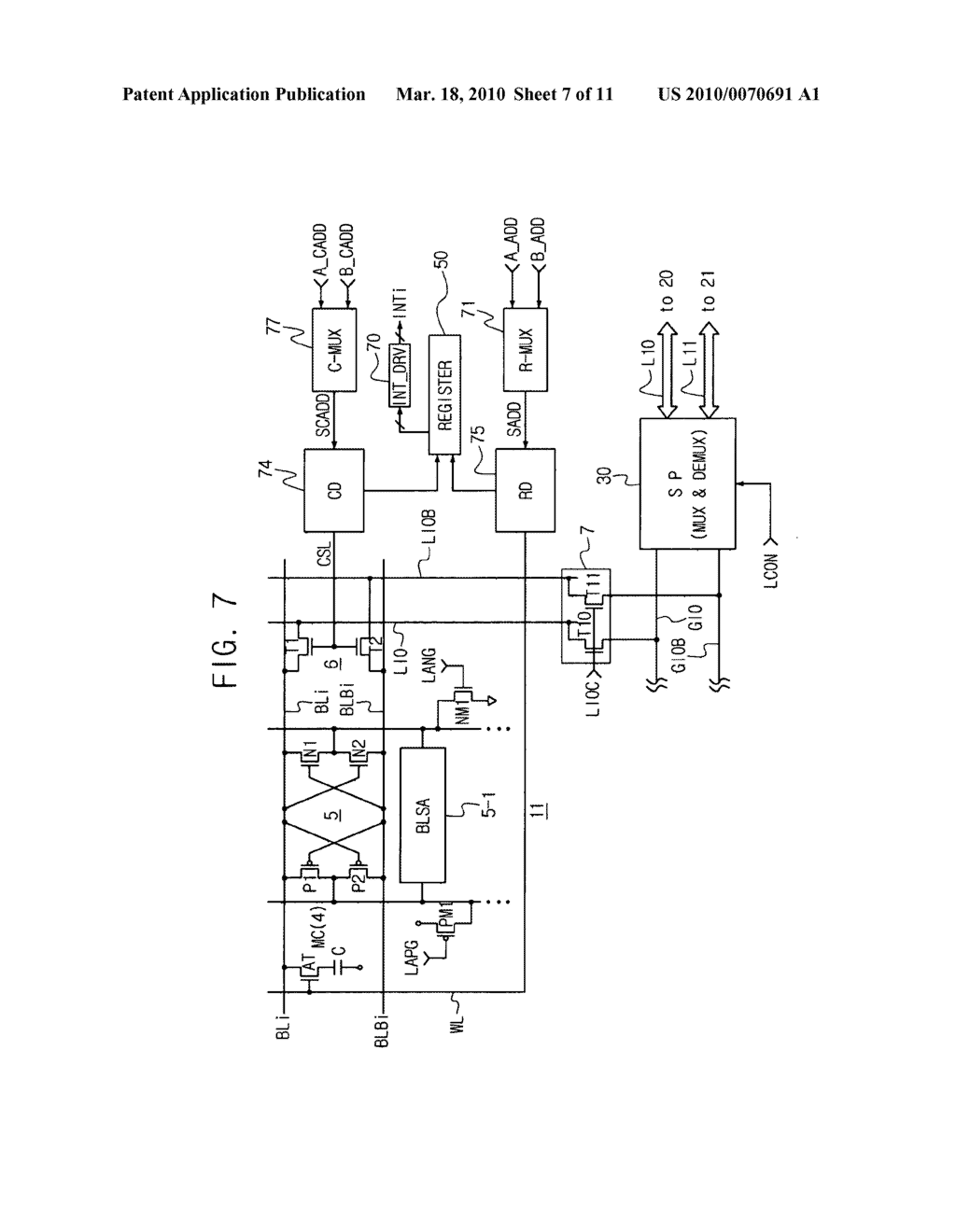 Multiprocessor system having multiport semiconductor memory device and nonvolatile memory with shared bus - diagram, schematic, and image 08