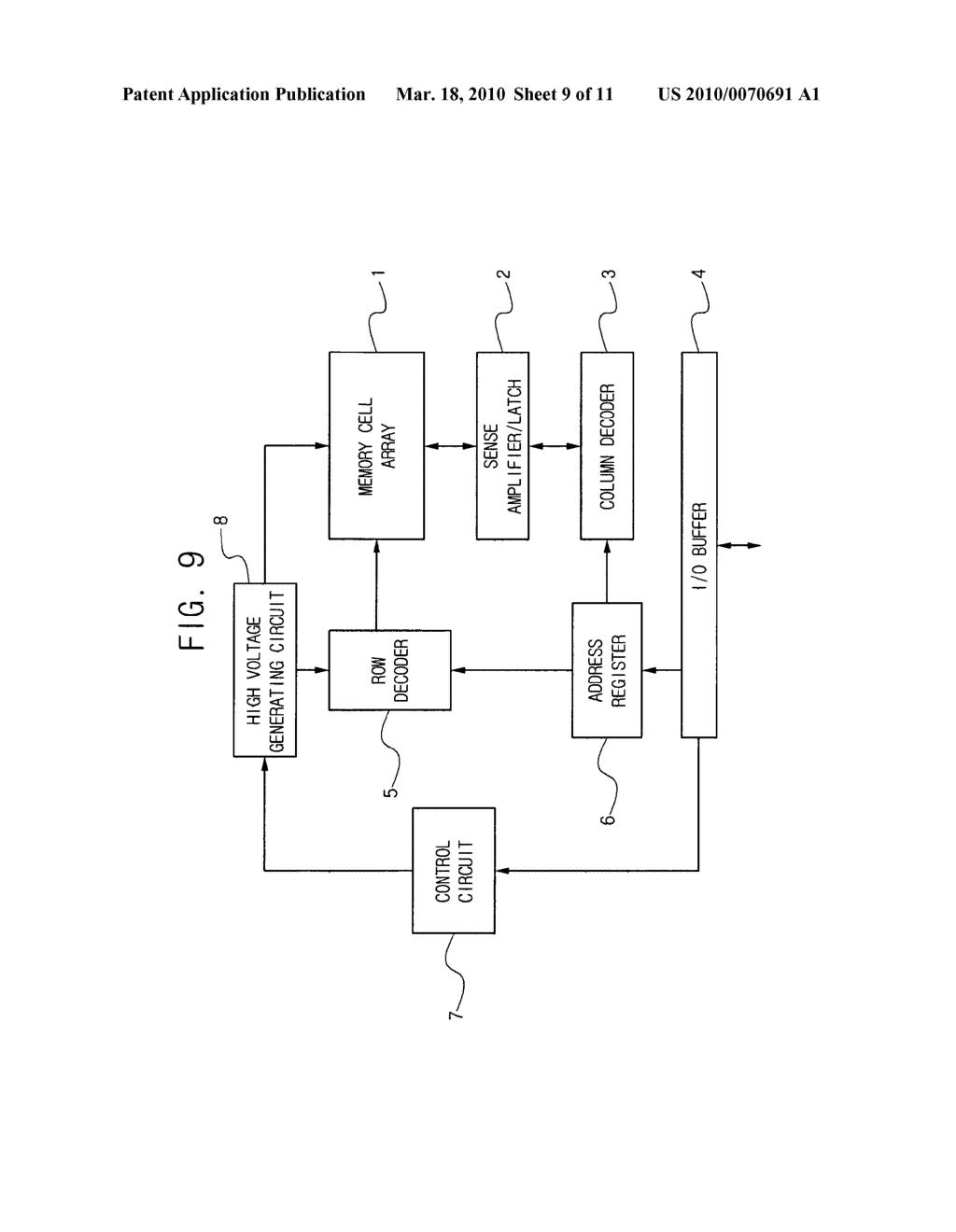 Multiprocessor system having multiport semiconductor memory device and nonvolatile memory with shared bus - diagram, schematic, and image 10