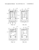 MENU NAVIGATION AND OPERATION FEATURE FOR A HANDHELD COMPUTER diagram and image