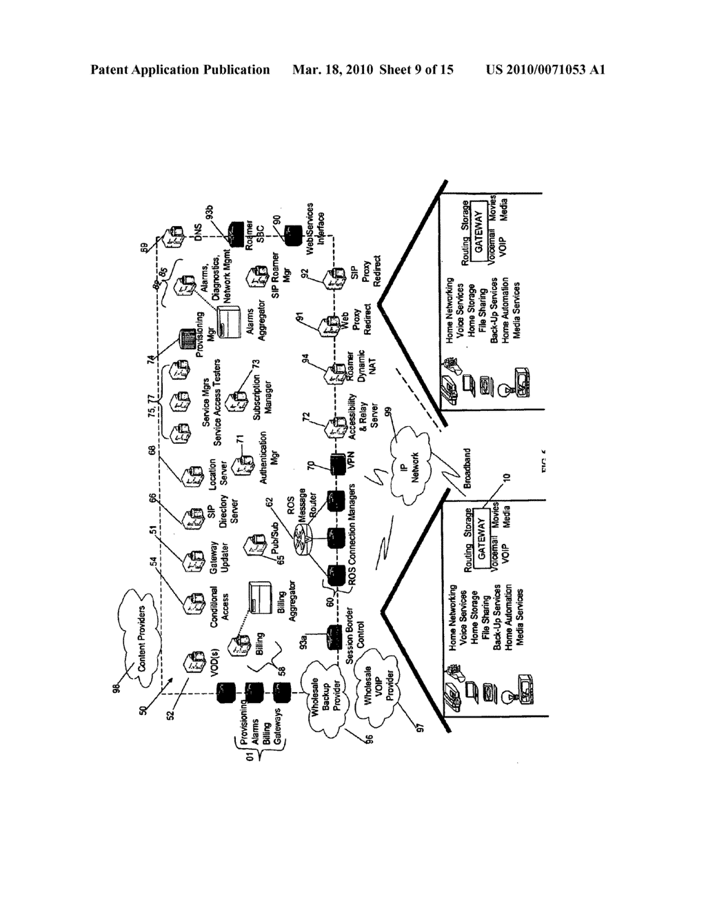 Presence Status Notification From Digital Endpoint Devices Through A Multi-Services Gateway Device At The User Premises - diagram, schematic, and image 10