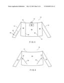 WRAP AROUND GARMENT WITH POCKETS diagram and image