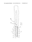 SERRATED SNAP-OFF UTILITY KNIFE BLADE diagram and image