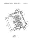 Roof panel seaming apparatus with leading guide finger diagram and image