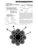 CABLE,COMBINED CABLE MAADE OF PLASTIC FIBERS AND STEEL WIRE STRANS, ANDCOMBINED ATRANDS MADE OF PLASTIC FIBERS AND STEEL WIRES diagram and image