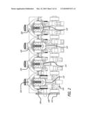 Opposed piston, compression ignition engine with single-side mounted crankshafts and crossheads diagram and image