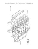 Opposed piston, compression ignition engine with single-side mounted crankshafts and crossheads diagram and image