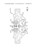 Opposed piston, compression ignition engine with single-side mounted crankshafts and crossheads diagram and image