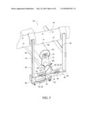 Apparatus for and method of servicing conveyor belt return rollers during belt operation diagram and image