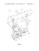 Apparatus for and method of servicing conveyor belt return rollers during belt operation diagram and image