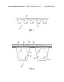 BLISTER PACKAGING AND METHOD FOR THE TEMPORARY STORAGE OF PRODUCTS diagram and image