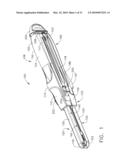 LOCKOUT ARRANGEMENT FOR A SURGICAL STAPLER diagram and image