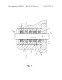 Pressure packing comprised of packing rings secured against rotation with injection-molded segments diagram and image