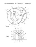 Pressure packing comprised of packing rings secured against rotation with injection-molded segments diagram and image