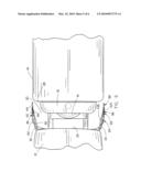 Foldable cab extender for a tractor-trailer truck diagram and image