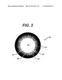 TINTED CONTACT LENSES WITH COMBINED LIMBAL RING AND IRIS PATTERNS diagram and image