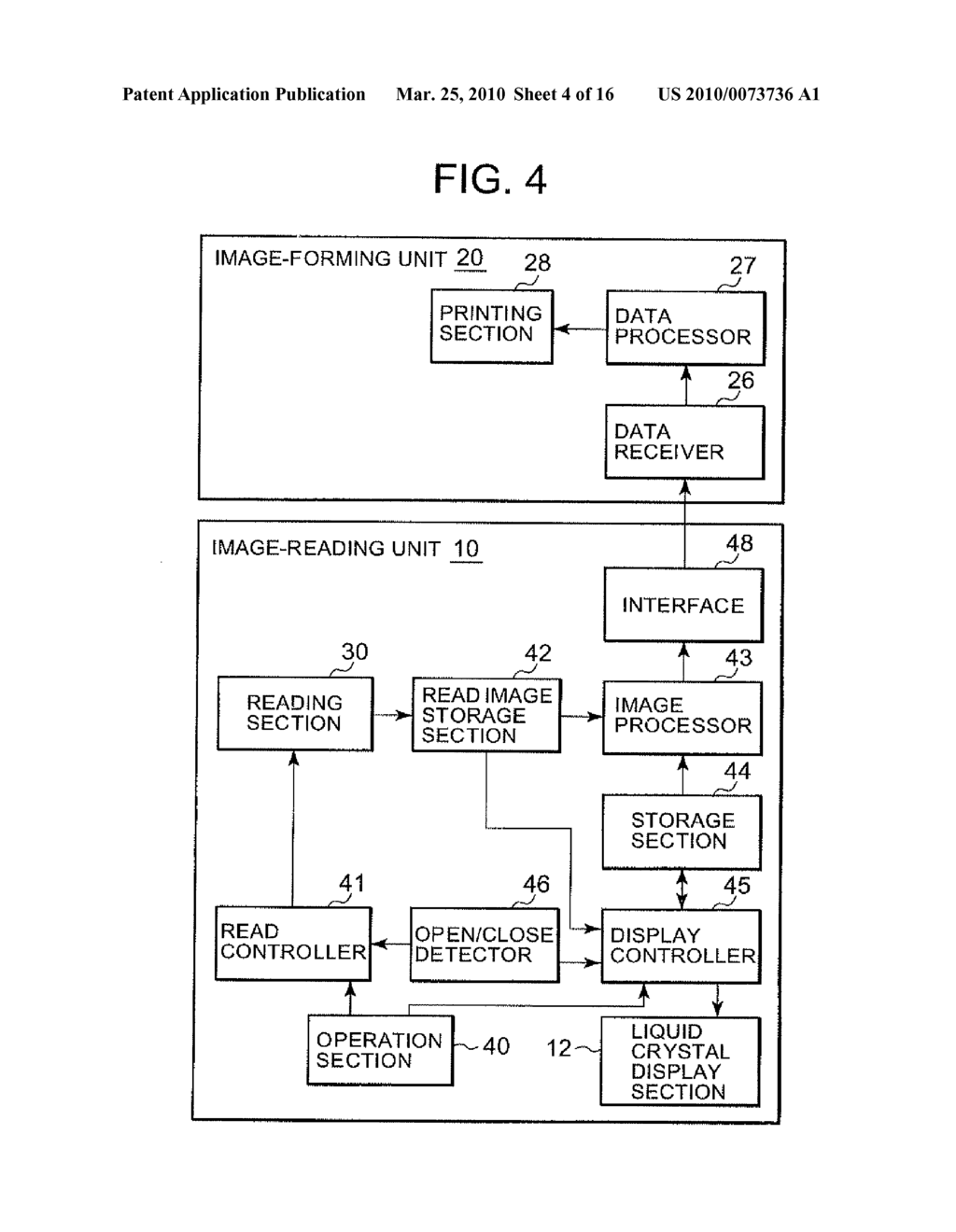 IMAGE READER, IMAGE PROCESSING APPARATUS AND IMAGE FORMING APPARATUS - diagram, schematic, and image 05