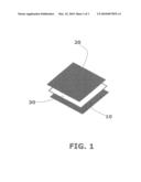 Electromagnetic field and wave shielding pad for laptops and netbook computers diagram and image