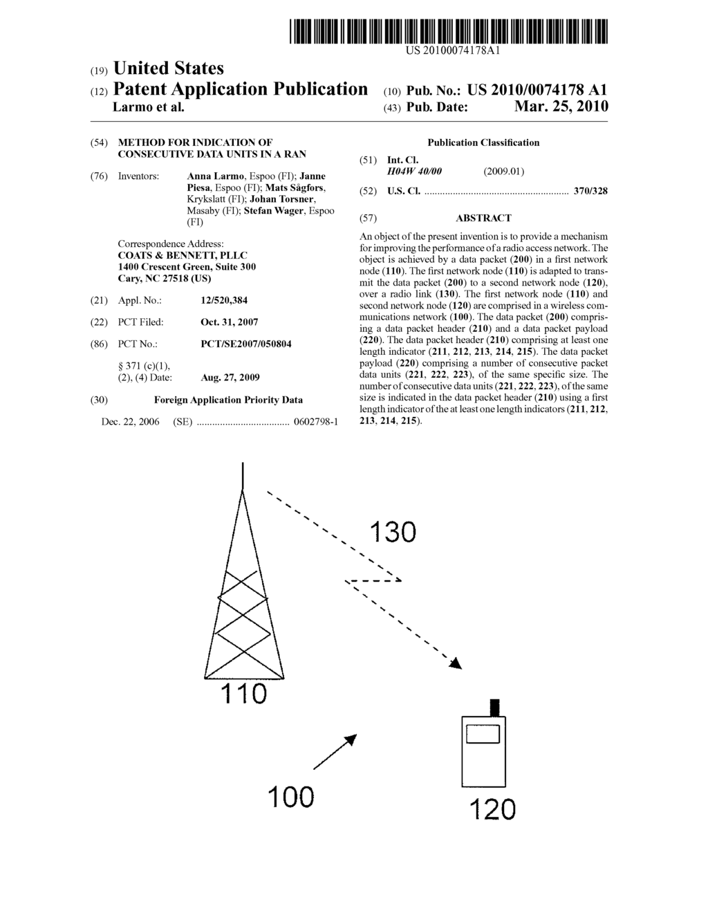 Method for Indication of Consecutive Data Units in a RAN - diagram, schematic, and image 01