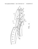 DUAL STAGE TURBINE SHROUD diagram and image