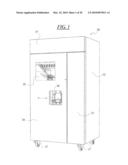 Point of Sale Method and Apparatus for Making and Dispensing Aerated Frozen Food Products diagram and image