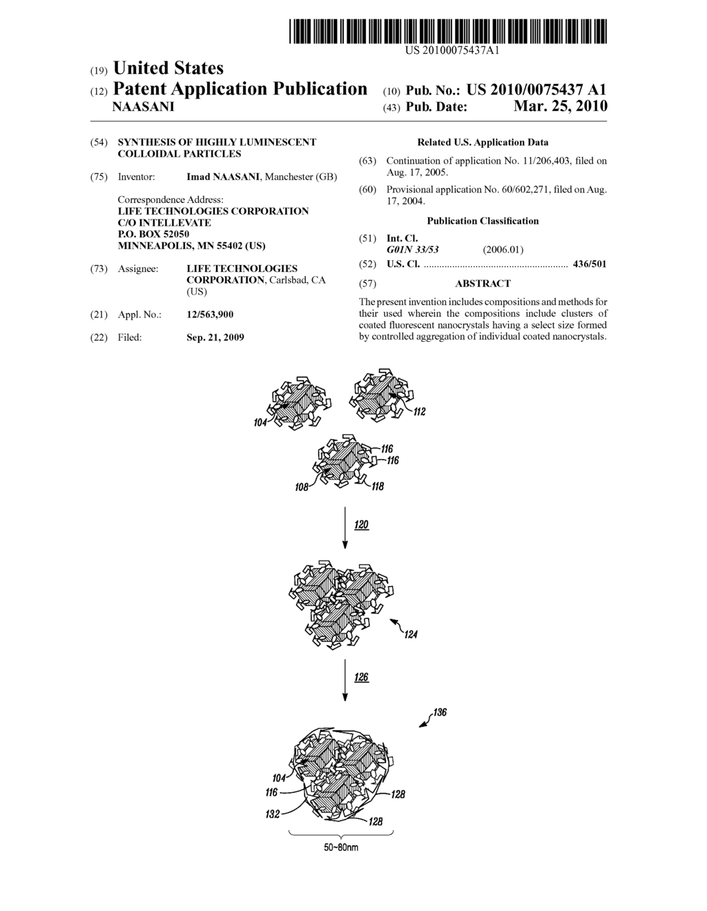 Synthesis of highly luminescent colloidal particles - diagram, schematic, and image 01