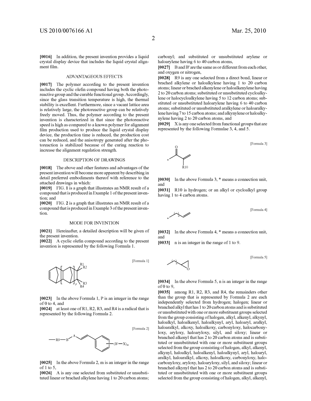CYCLIC OLEFINS COMPOUNDS, POLYMERS COMPRISING THE SAME AND LIQUID CRYSTAL ALIGNMENT FILMS INCLUDING THE POLYMERS - diagram, schematic, and image 05