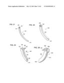 Curvilinear spinal access method and device diagram and image