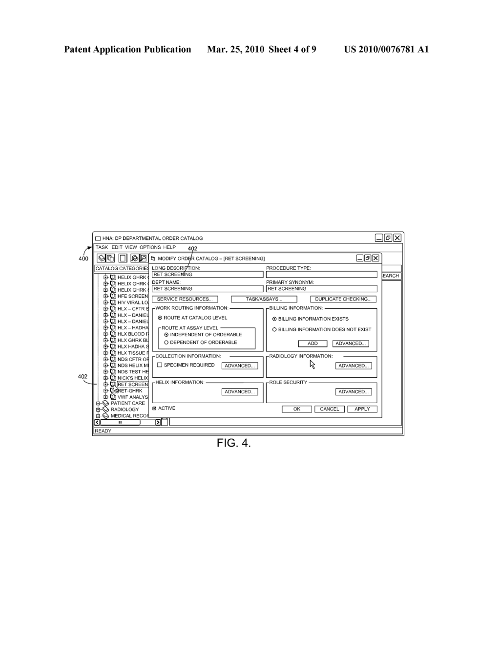 COMPUTERIZED SYSTEM AND METHOD FOR BUILDING A SYSTEM OF TEST COMPONENTS FOR A HEALTHCARE ORDERABLE PROCEDURE - diagram, schematic, and image 05