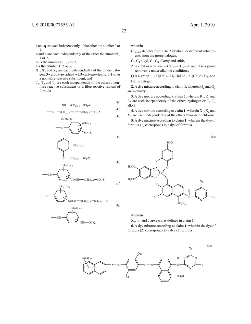 MIXTURES OF REACTIVE DYES AND THEIR USE IN A METHOD FOR TRICHROMATIC DYEING OR PRINTING - diagram, schematic, and image 24