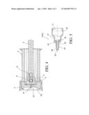 PROJECTILE FASTENING BOLT FOR A SHELL WITH A SUBCALIBER PENETRATOR WITH A CONICAL TAILPIECE AND A SHELL diagram and image