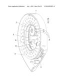 Dry Powder Inhalers with Dual Piercing Members and Related Devices and Methods diagram and image