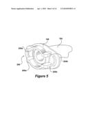 Medical Device Tube having a Flange with Opposing Support Ears for Improved Alignment and Retention of an Inner Cannula in an Outer Cannula diagram and image