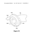 Medical Device Tube having a Flange with Opposing Support Ears for Improved Alignment and Retention of an Inner Cannula in an Outer Cannula diagram and image