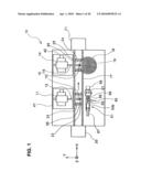 Method for securing a curved circuit board in die bonder and recording medium containing program for securing a curved circuit board in die bonder diagram and image