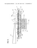 Method for securing a curved circuit board in die bonder and recording medium containing program for securing a curved circuit board in die bonder diagram and image