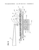 Method for securing a curved circuit board in die bonder and recording medium containing program for securing a curved circuit board in die bonder diagram and image