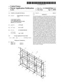 Vertical frame of metal diagram and image