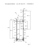 Vertical frame of metal diagram and image