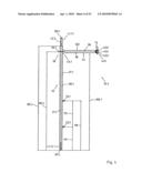 Vertical frame of metal diagram and image