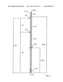 Vertical frame of metal diagram and image