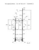 Vertical frame of metal diagram and image