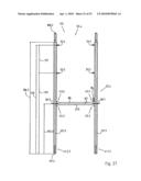 Vertical frame of metal diagram and image