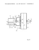 Vertical frame of metal diagram and image