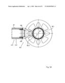 Vertical frame of metal diagram and image