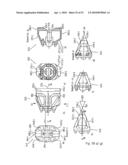 Vertical frame of metal diagram and image