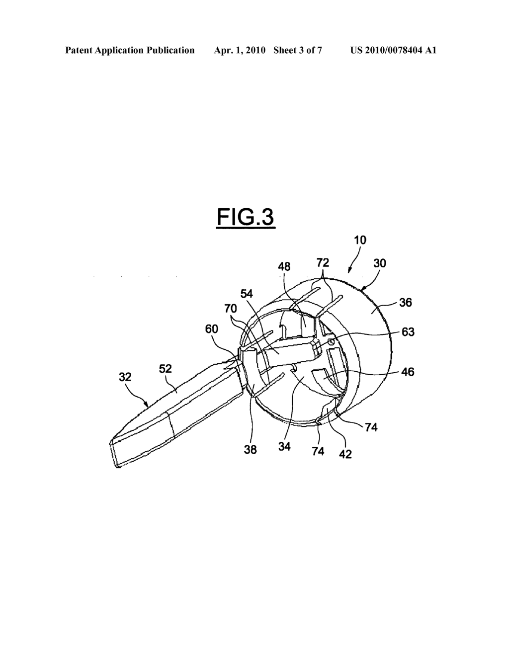 CAP LIFTER FOR PLUGGING CAP, PLUGGING ASSEMBLY INCLUDING A CAP AND SAID CAP LIFTER - diagram, schematic, and image 04